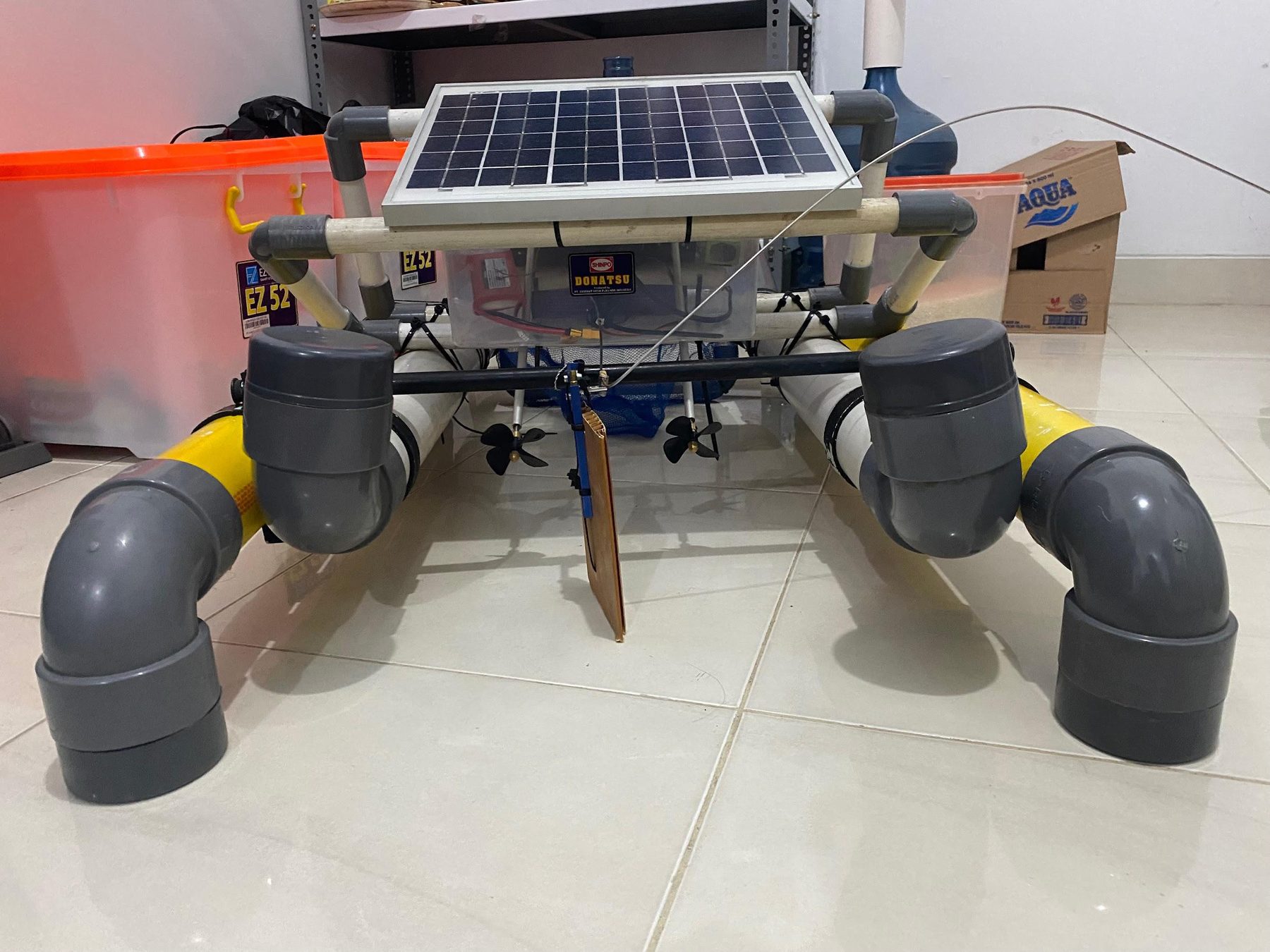 Solar panel and charge system on SPAT